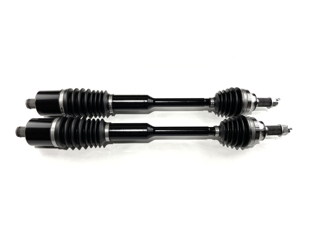Monster XP Series Rear CV Axles for Polaris 1334487, Left & Right, RZR XP XP4 1000, RZR XP XP4 Turbo, RZR RS1, Telescoping, Built Tough, 4340 Chromoly Steel, Factory Length with 4" of Travel