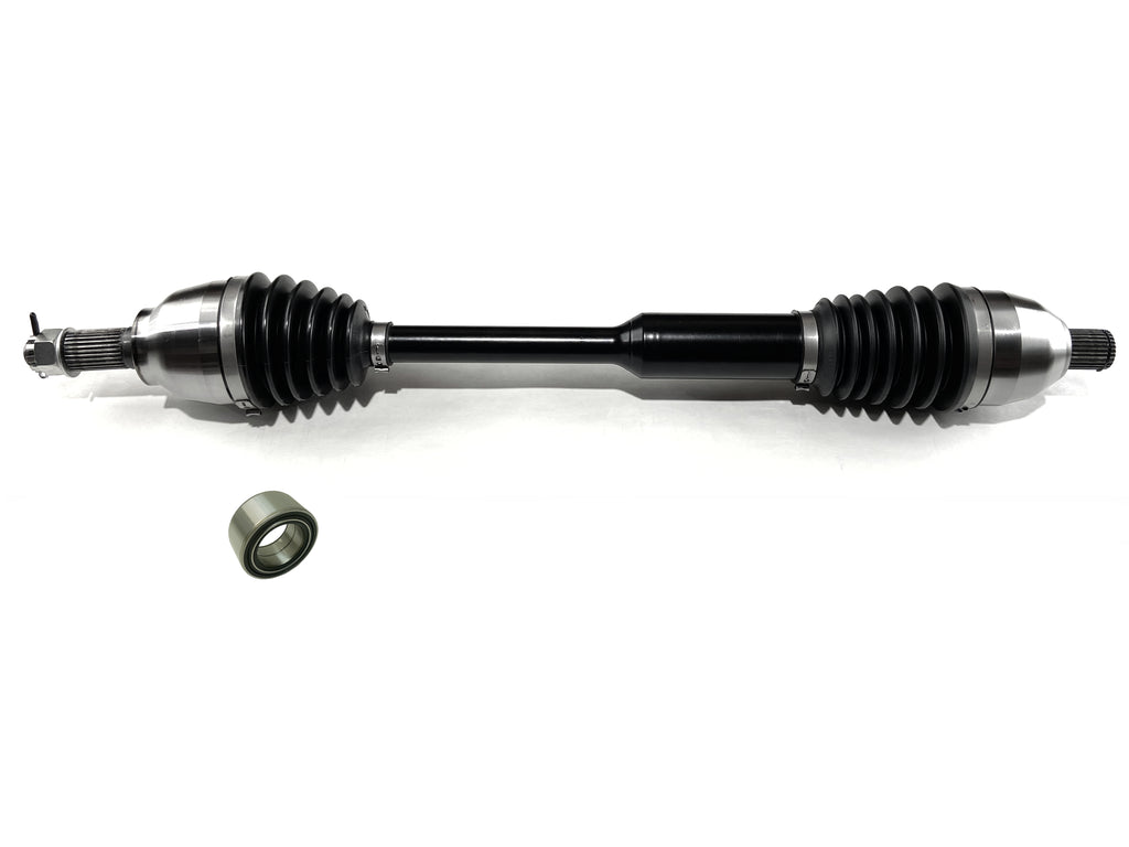 Monster XP Series Rear CV Axle & Brg for Polaris 1336922, RZR PRO XP XP4, Telescoping, Built Tough, 4340 Chromoly Steel, Direct Fit, Factory Length with 4" of Travel 1