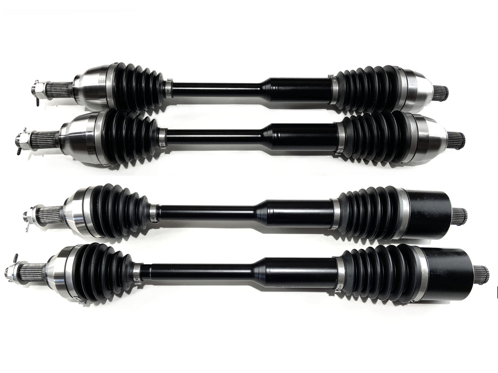 Monster XP Series Full CV Axle Set for Polaris RZR PRO XP XP4 2020-2024, Front & Rear, Telescoping, Built Tough, 4340 Chromoly Steel, Direct Fit, Factory Length with 4" of Travel 1