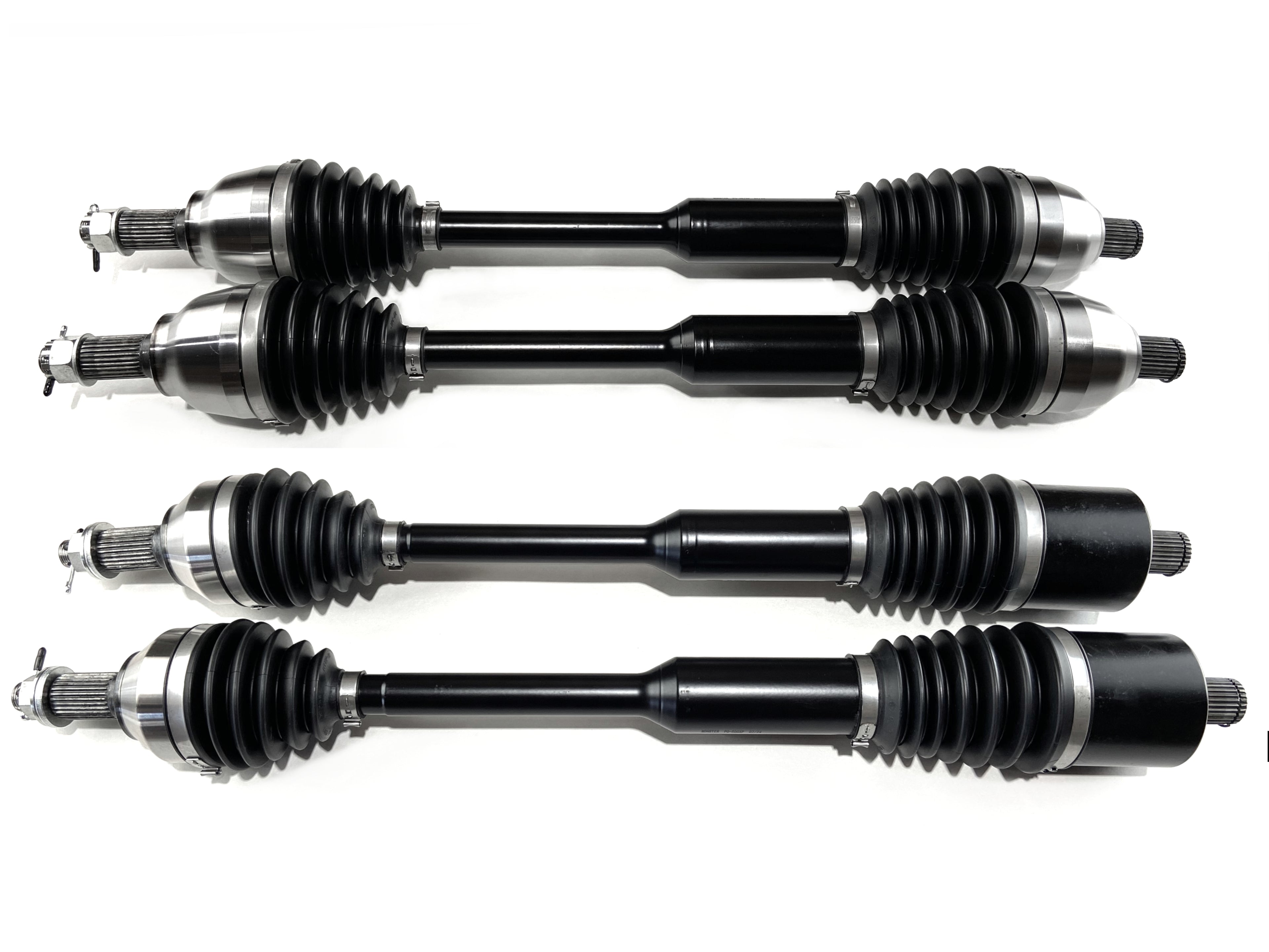 Monster XP Series Full CV Axle Set for Polaris RZR PRO XP XP4 2020-2024, Front & Rear, Telescoping, Built Tough, 4340 Chromoly Steel, Direct Fit, Factory Length with 4" of Travel 1