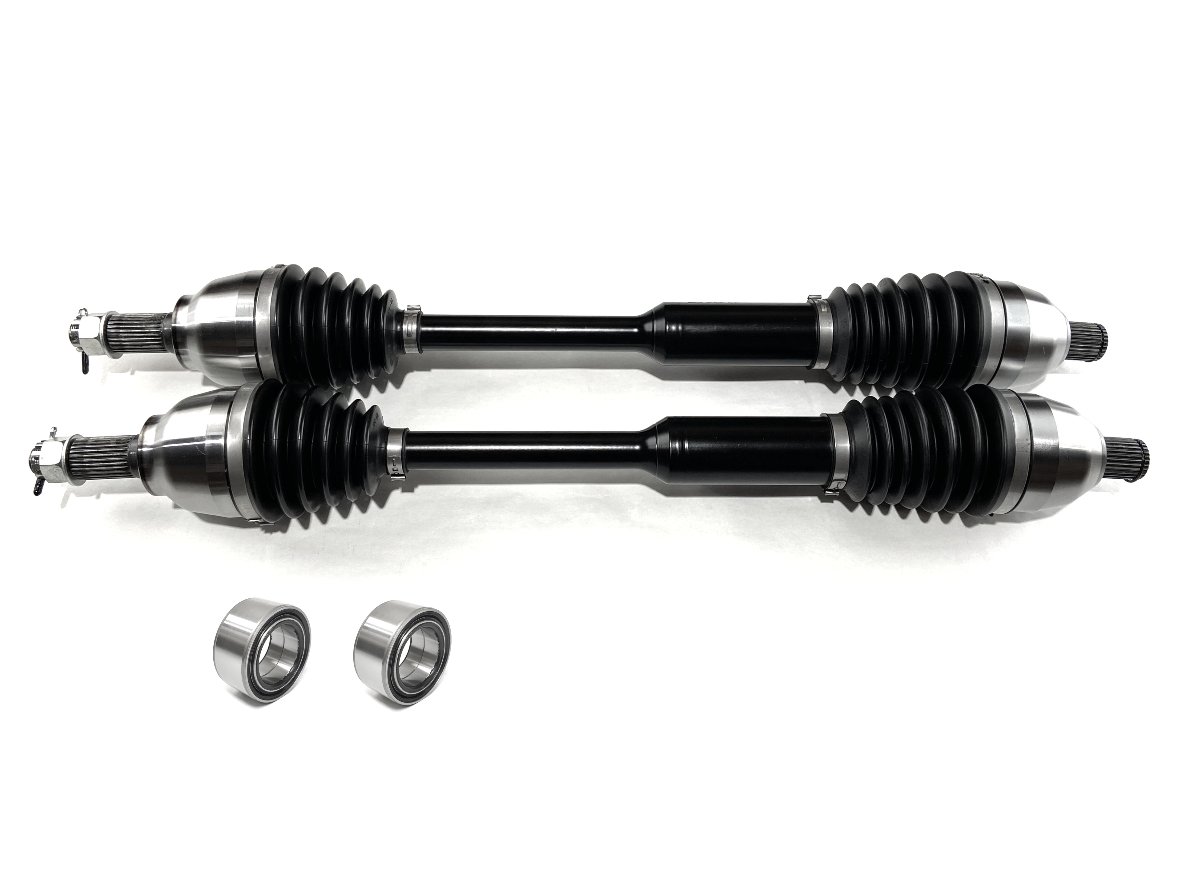 Monster XP Series Rear CV Axles & Brgs for Polaris 1336922, Left & Right, RZR PRO XP XP4, Telescoping, Built Tough, 4340 Chromoly Steel, Direct Fit, Factory Length with 4" of Travel