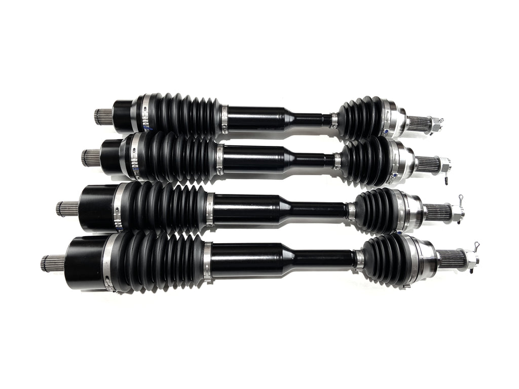 Monster XP Series Full CV Axle Set for Polaris 1334202, 1334203, Front & Rear, Scrambler & Sportsman 1000 S 55", Telescoping, Built Tough, 4340 Chromoly Steel, Direct Fit, Factory Length with 4" of Travel 1