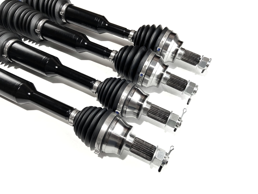 Monster XP Series Full CV Axle Set for Polaris 1334202, 1334203, Front & Rear, Scrambler & Sportsman 1000 S 55", Telescoping, Built Tough, 4340 Chromoly Steel, Direct Fit, Factory Length with 4" of Travel 4