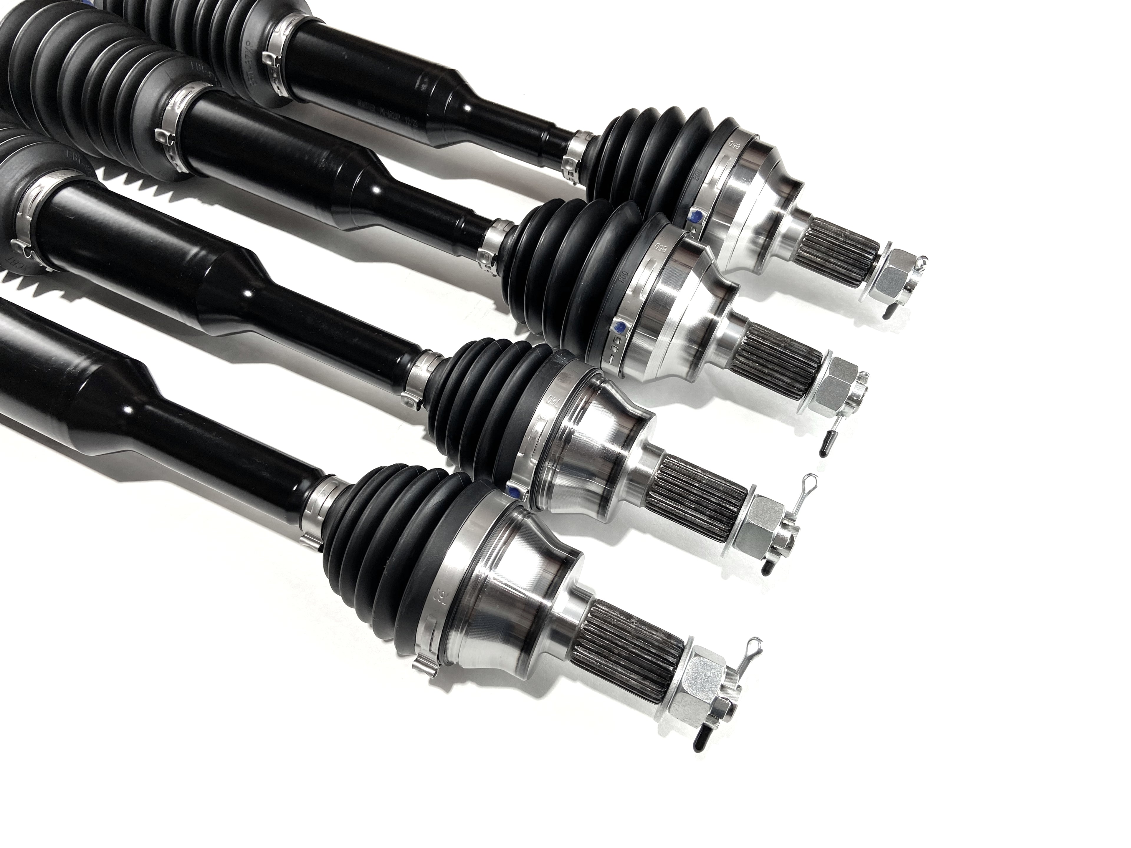Monster XP Series Full CV Axle Set for Polaris 1334202, 1334203, Front & Rear, Scrambler & Sportsman 1000 S 55", Telescoping, Built Tough, 4340 Chromoly Steel, Direct Fit, Factory Length with 4" of Travel 4