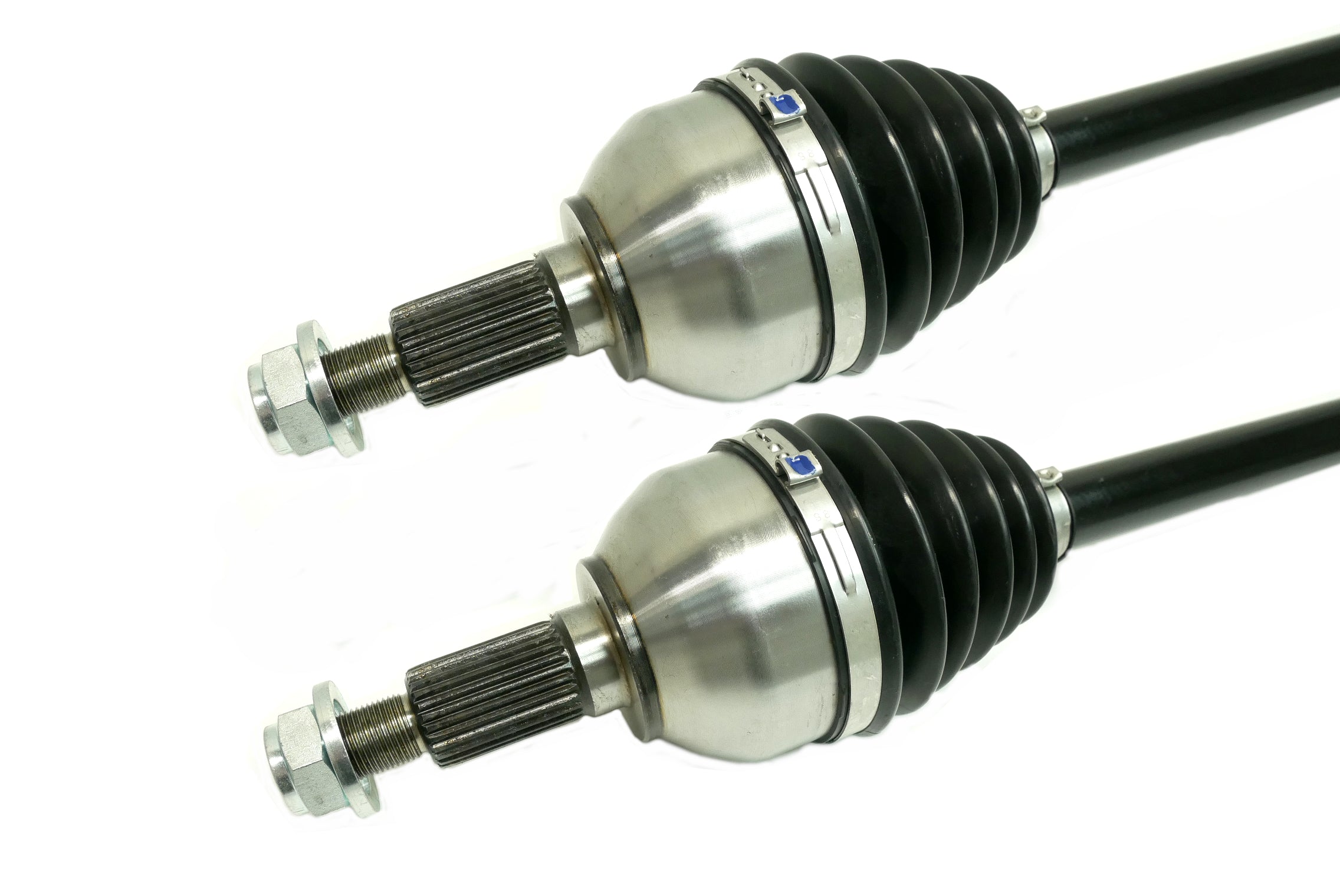 Monster XP Series Front CV Axles for Polaris 1334560, Left & Right, RZR Turbo R R4, Telescoping, Built Tough, 4340 Chromoly Steel, Direct Fit, Factory Length with 4" of Travel 4