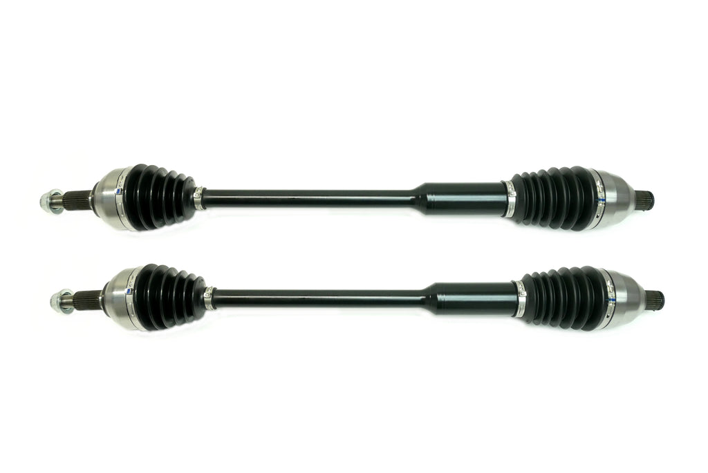Monster XP Series Rear CV Axles for Polaris 1334593, Left & Right, RZR Turbo R R4, Telescoping, Built Tough, 4340 Chromoly Steel, Direct Fit, Factory Length with 4" of Travel