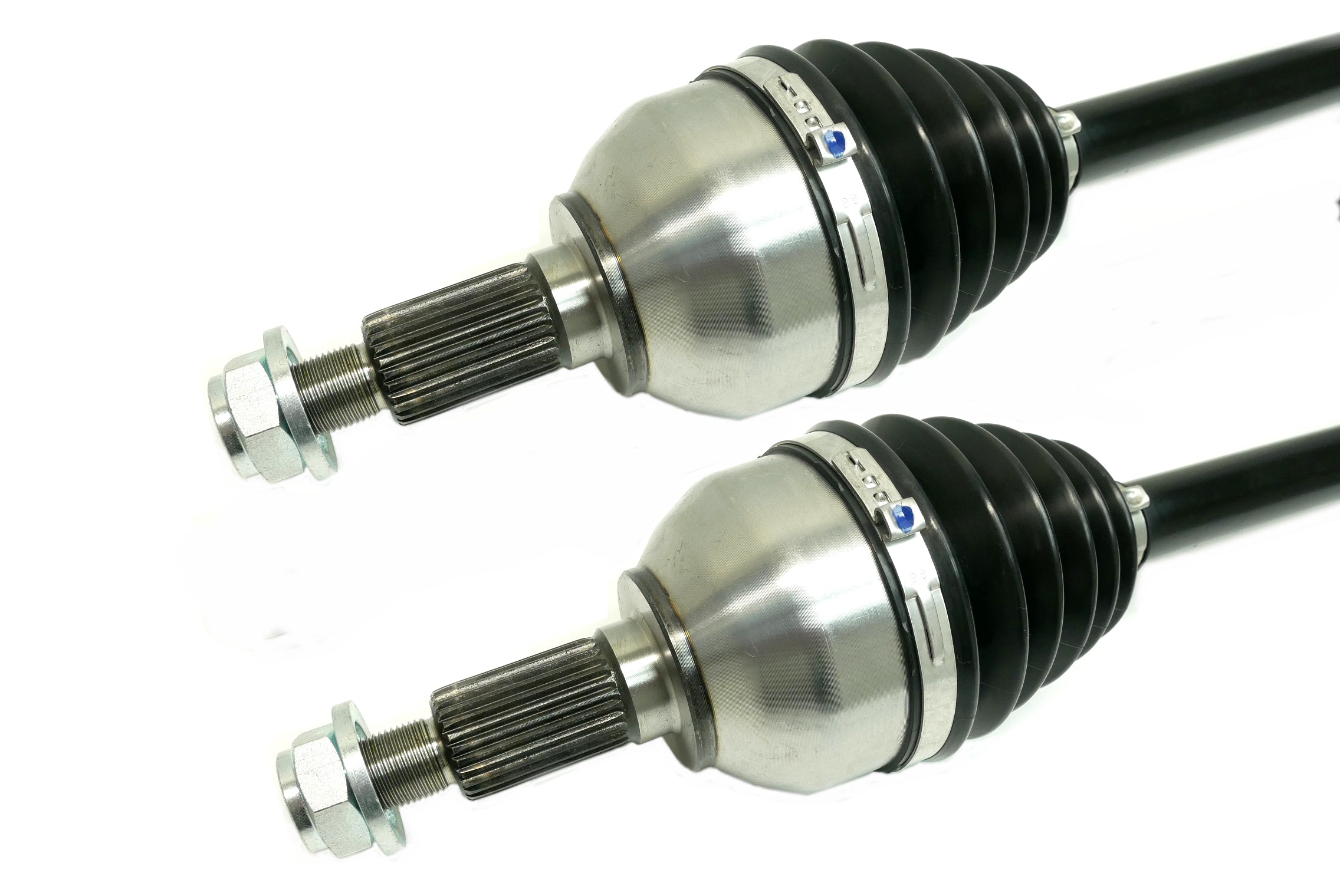 Monster XP Series Rear CV Axles for Polaris 1334593, Left & Right, RZR Turbo R R4, Telescoping, Built Tough, 4340 Chromoly Steel, Direct Fit, Factory Length with 4" of Travel 4