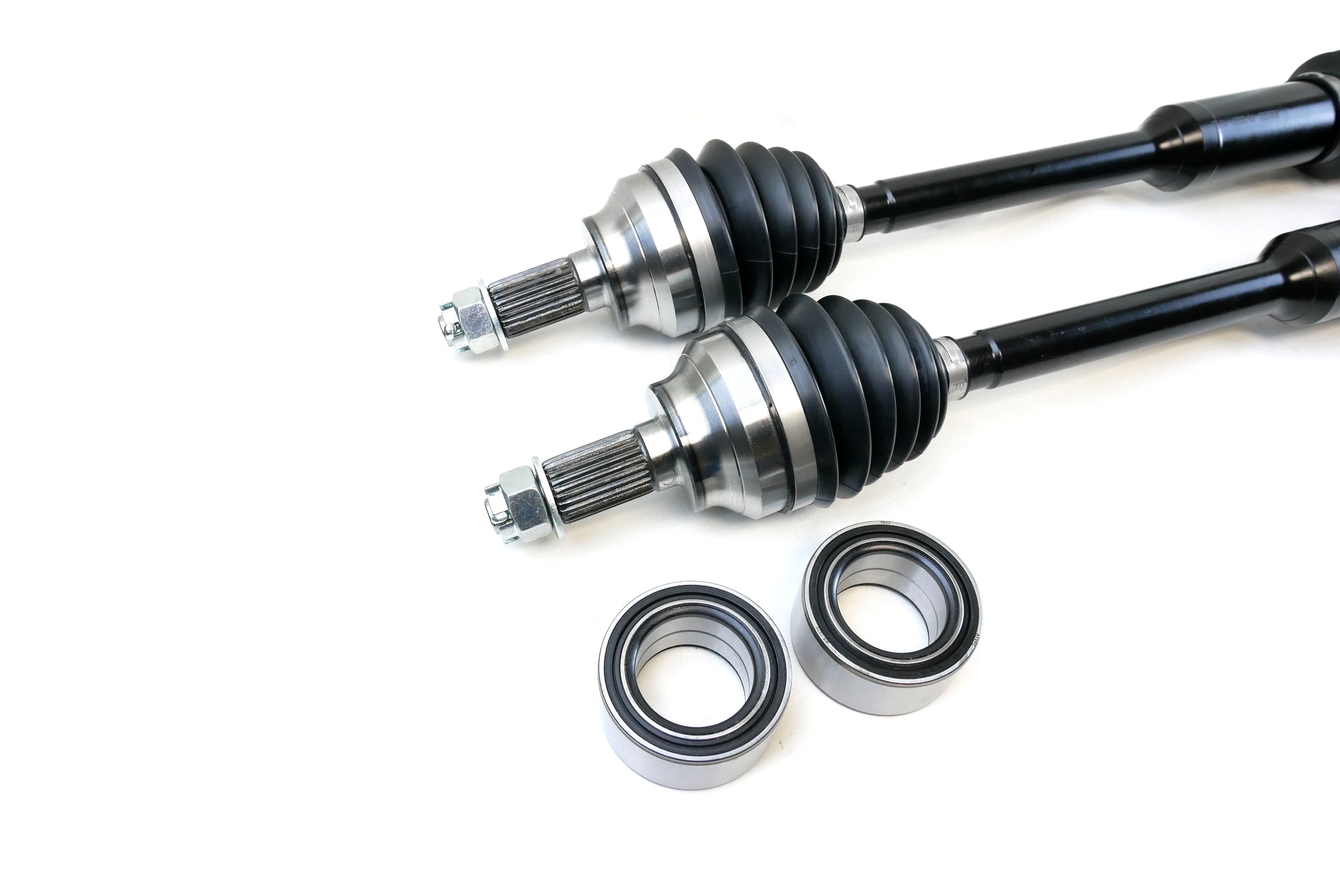 Monster XP Series Front CV Axles & Brgs for Polaris 1333942, Left & Right, RZR XP XP4 Turbo & RZR RS1, Telescoping, Built Tough, 4340 Chromoly Steel, Direct Fit, Factory Length with 4" of Travel 3