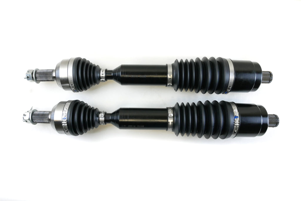 Monster XP Series Rear CV Axles for Polaris  1333949, Left & Right, RZR 900 50" 55" Trail 900, Telescoping, Built Tough, 4340 Chromoly Steel, Direct Fit, Factory Length with 4" of Travel