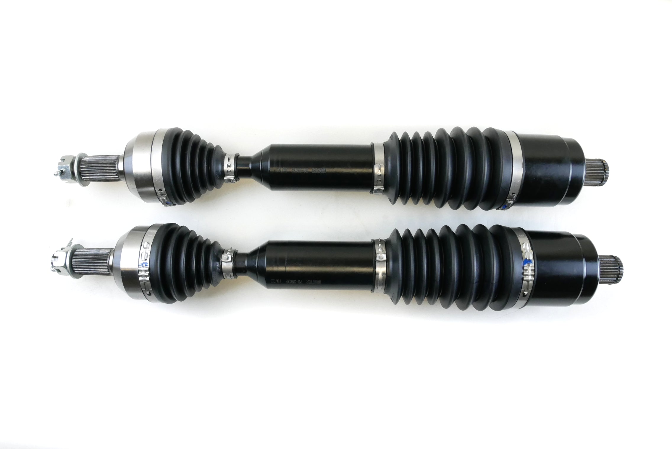 Monster XP Series Rear CV Axles for Polaris  1333949, Left & Right, RZR 900 50" 55" Trail 900, Telescoping, Built Tough, 4340 Chromoly Steel, Direct Fit, Factory Length with 4" of Travel