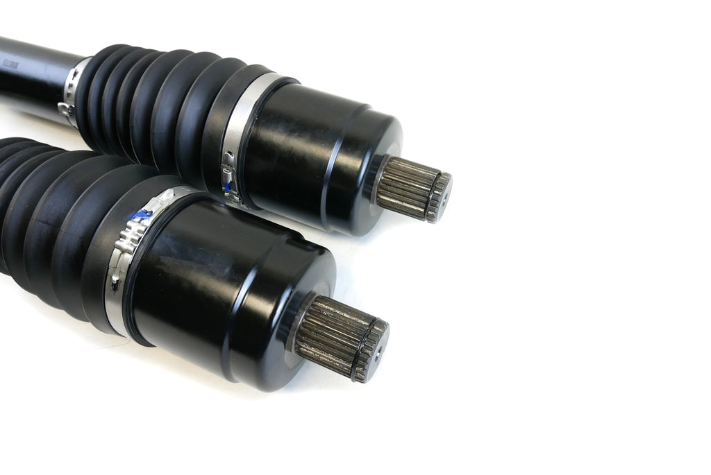 Monster XP Series Rear CV Axles & Brgs for Polaris 1333949, Left & Right, RZR 900 50" 55" Trail 900, Telescoping, Built Tough, 4340 Chromoly Steel, Direct Fit, Factory Length with 4" of Travel 4