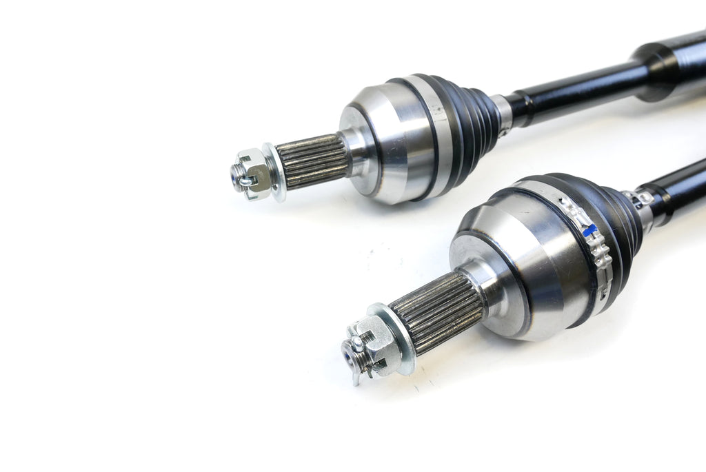 Monster XP Series Rear CV Axles for Polaris  1333081, Left & Right, RZR S 900 1000 Trail S, RZR 4 900, General 1000 1000-4, Telescoping, Built Tough, 4340 Chromoly, Factory Length with 4" of Travel 4