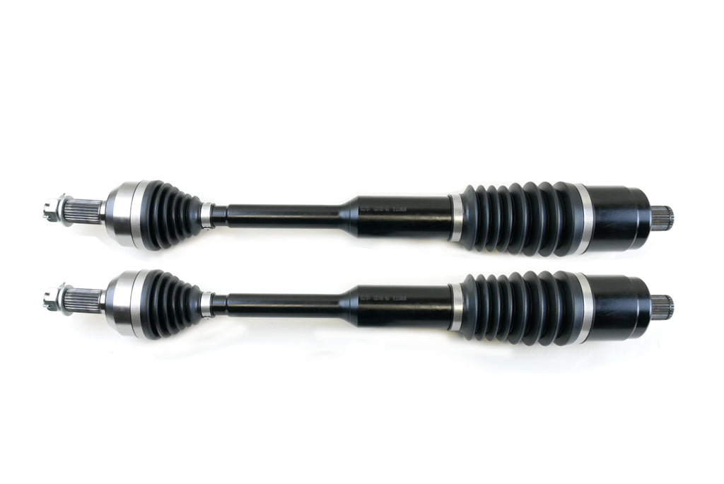 Monster XP Series Rear CV Axles for Polaris  1333081, Left & Right, RZR S 900 1000 Trail S, RZR 4 900, General 1000 1000-4, Telescoping, Built Tough, 4340 Chromoly, Factory Length with 4" of Travel 1