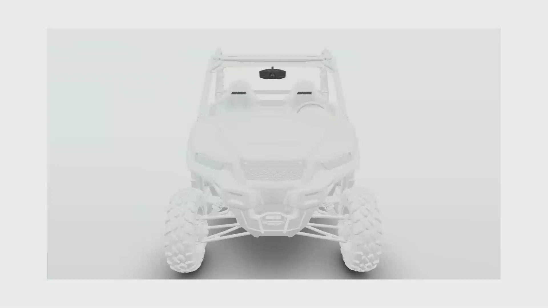 Polaris General Rear View Convex Mirror for GENERAL, Vehicle Frame Mounted | 2881540