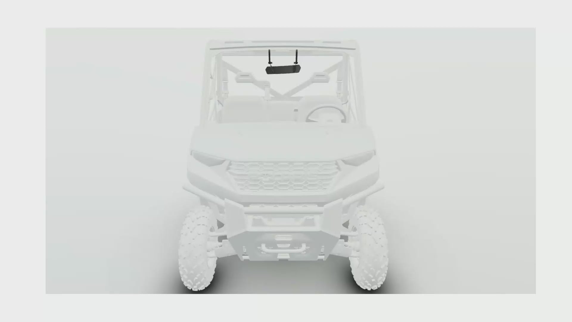 Polaris Rear View Wide Angle Mirror for RANGER, Vehicle Frame Mounted | 2881439
