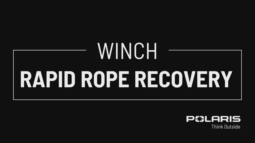 Polaris General Front Sport Low Profile Bumper & Pro Series 4,500 LB Winch Kit with Synthetic Rope