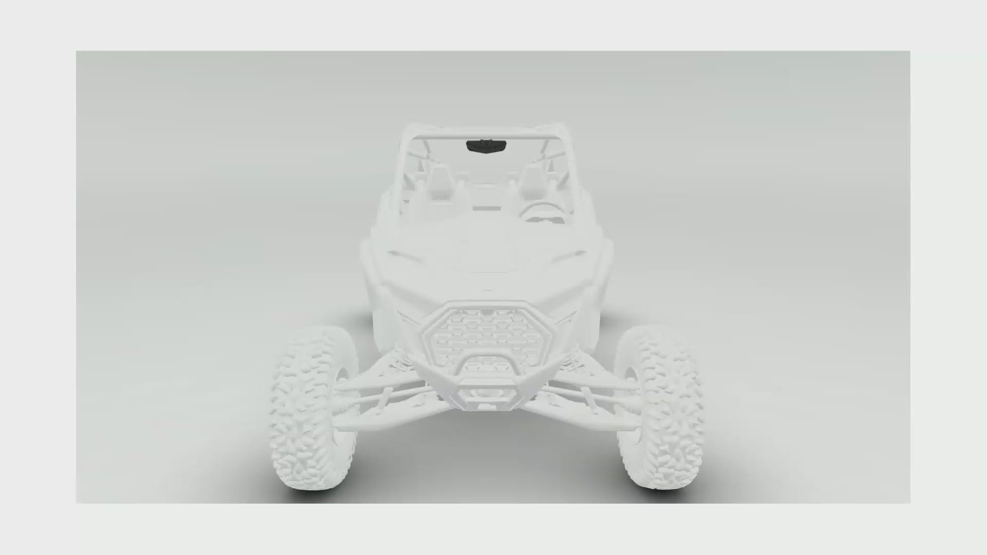 Polaris RZR Rear View Premium Convex Mirror | 2883763