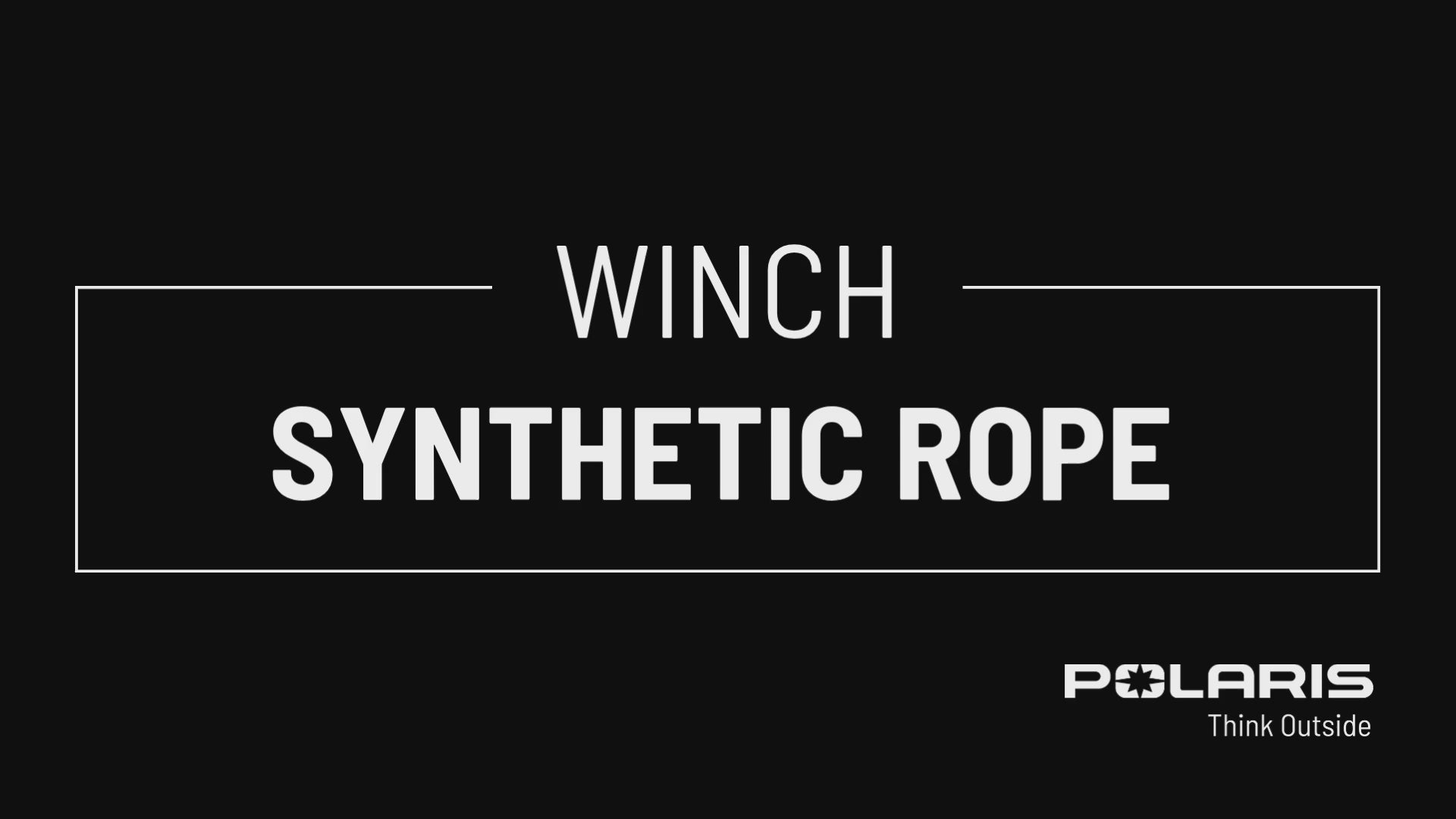 Polaris 1,000 LB Rear Cargo Box Winch Kit with Synthetic Rope for RANGER UTV | 2889698, 2891602