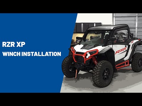 Polaris RZR SxS 4,500 LB Winch Kit with Synthetic Rope | 2891062, 2884835