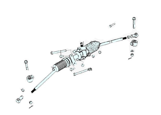Steering Rack and Pinion for Polaris 1823706 Smooth Operation Quality Tested