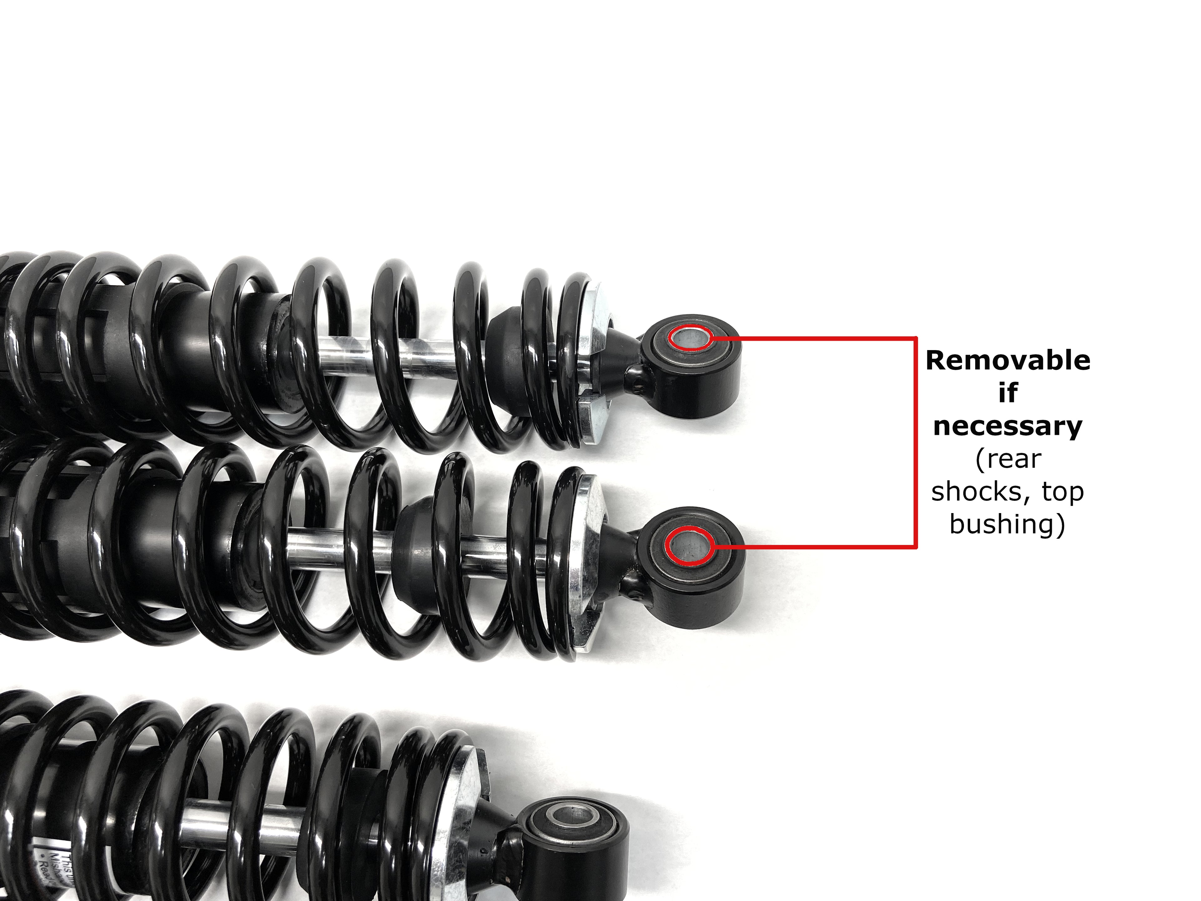 Precision Full Shock Set for Honda Foreman 400 4x4 1995-2003 Gas-Charged