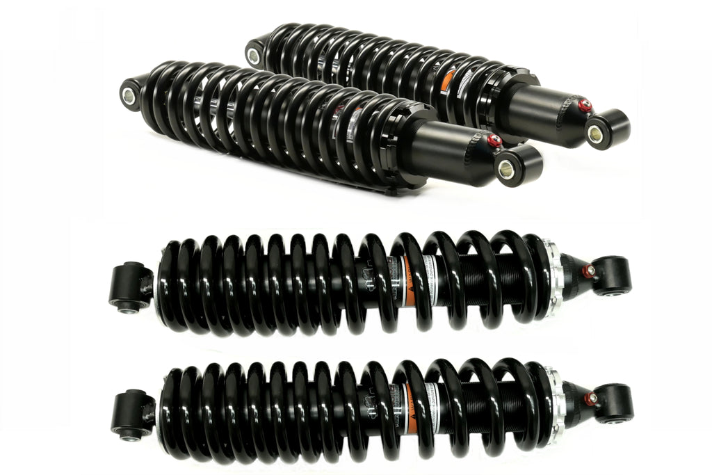 Monster Performance Front Shocks for Yamaha Rhino 700 2008-2013, Front & Rear, Monotube, Responsive Handling, Optimal Damping, Quality Tested, Gas-charged, Anti-foam, Anti-shear, Adjustable