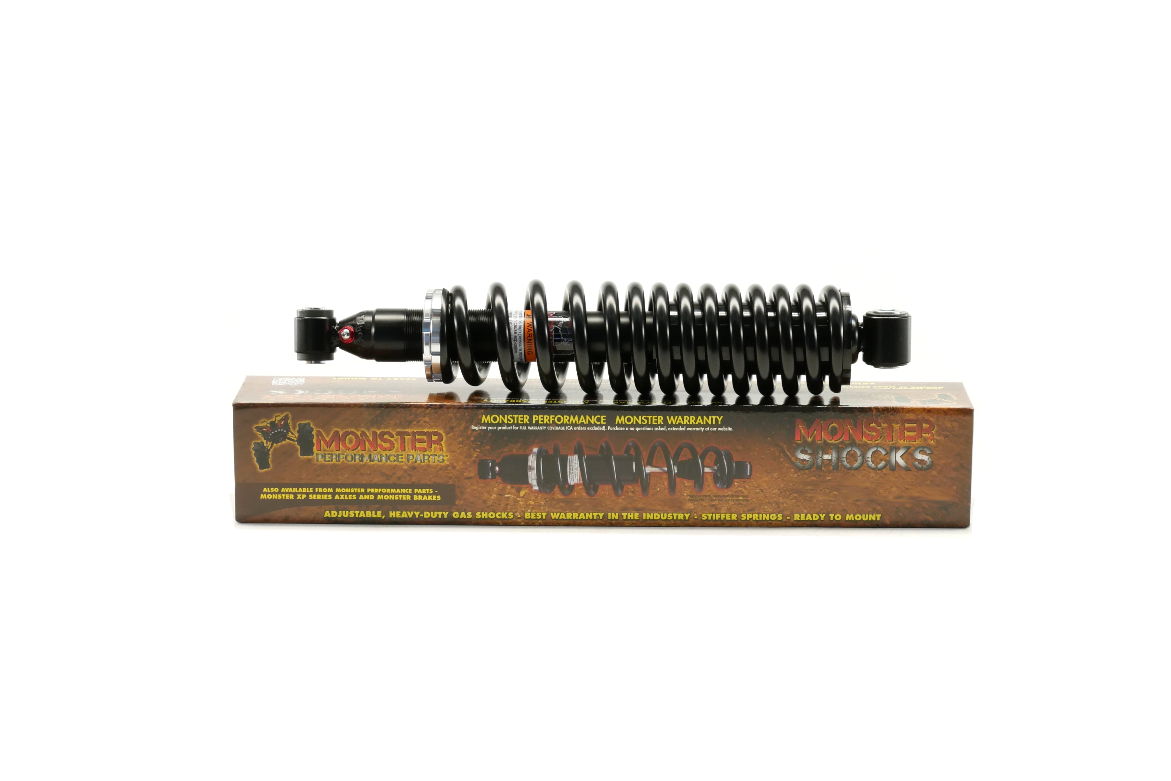 Monster Rear Shocks for Yamaha Rhino 450 660 2005-2009, Monotube, Quality Tested 3