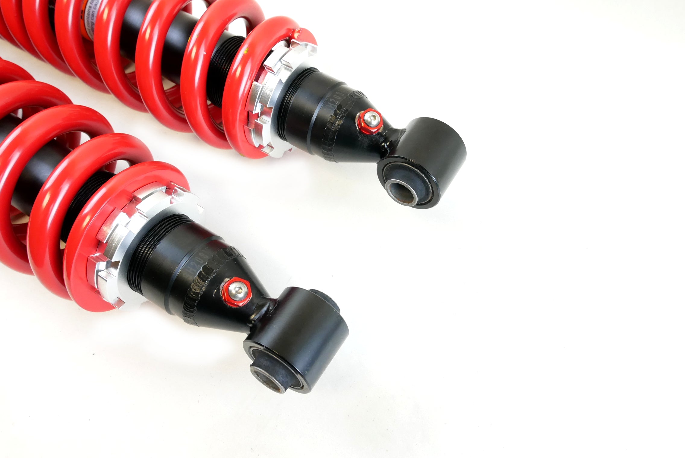 Monster Rear Shocks for Yamaha Rhino 660 2004, Red, Quality Tested, Gas-Charged 3
