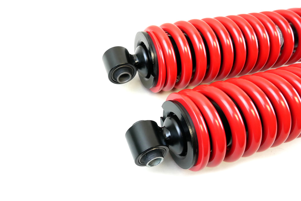 Monster Rear Shocks for Yamaha Rhino 660 2004, Red, Quality Tested, Gas-Charged 2