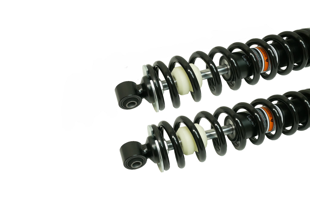 Monster Performance Full Shock Set for Yamaha Grizzly 660 2002-2008, Front & Rear, Monotube, Linear Rate, Responsive Handling, Quality Tested, Gas-charged, Anti-foam, Anti-shear, Adjustable 5