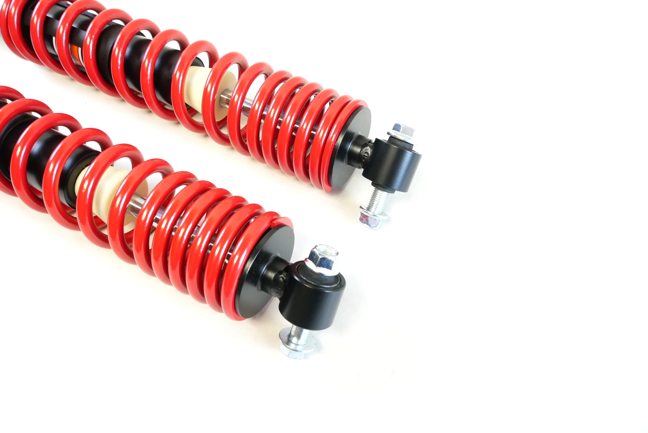 Monster Front Shocks for Yamaha Raptor 660 2001-2005, Red, Gas-Charged 3