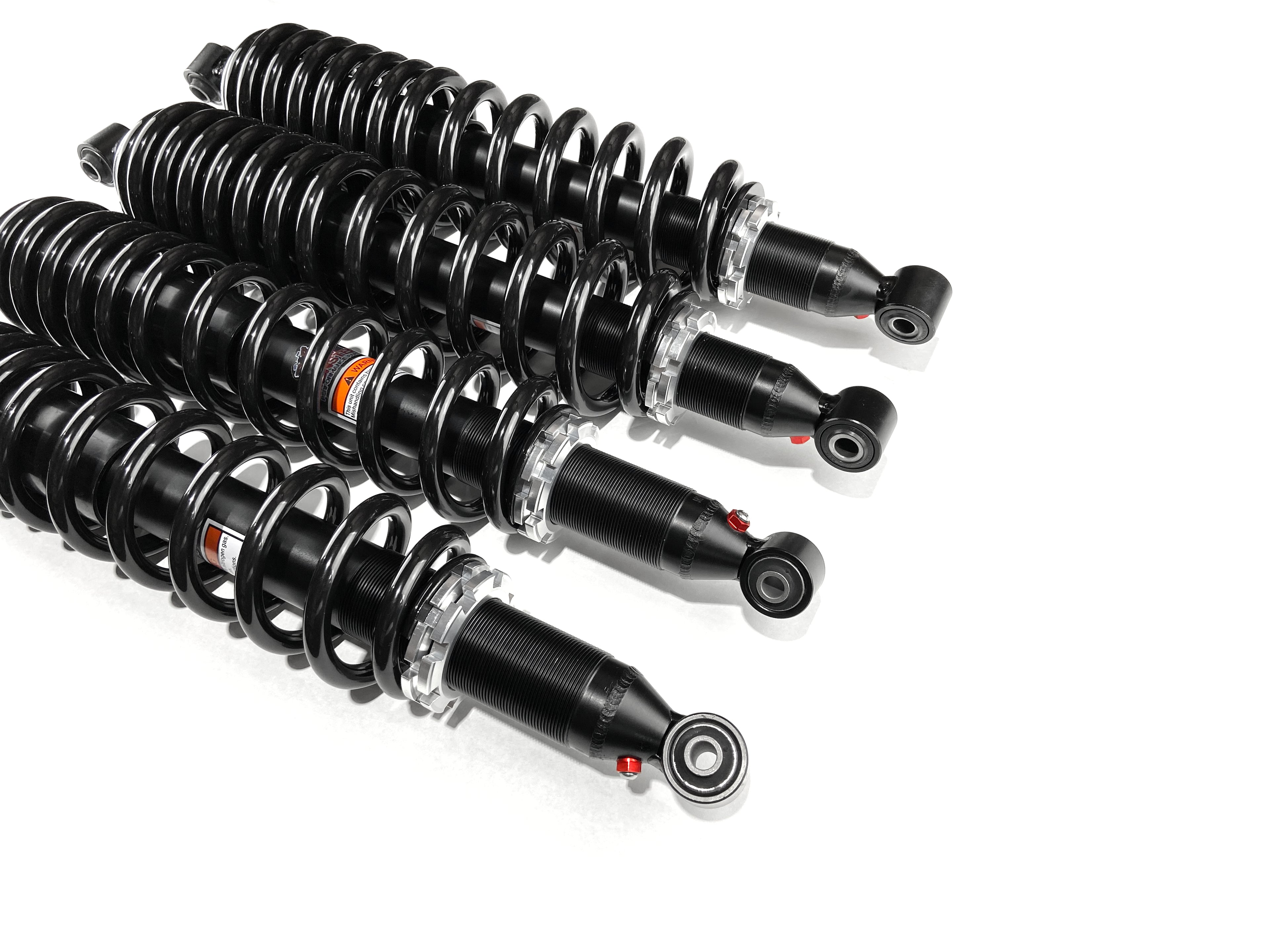 Monster Performance Full Shock Set for Yamaha Wolverine X2 2019-2020, Front & Rear, Monotube, Dual-Rate, Responsive Handling, Quality Tested, Gas-charged, Anti-foam, Anti-shear, Adjustable 2