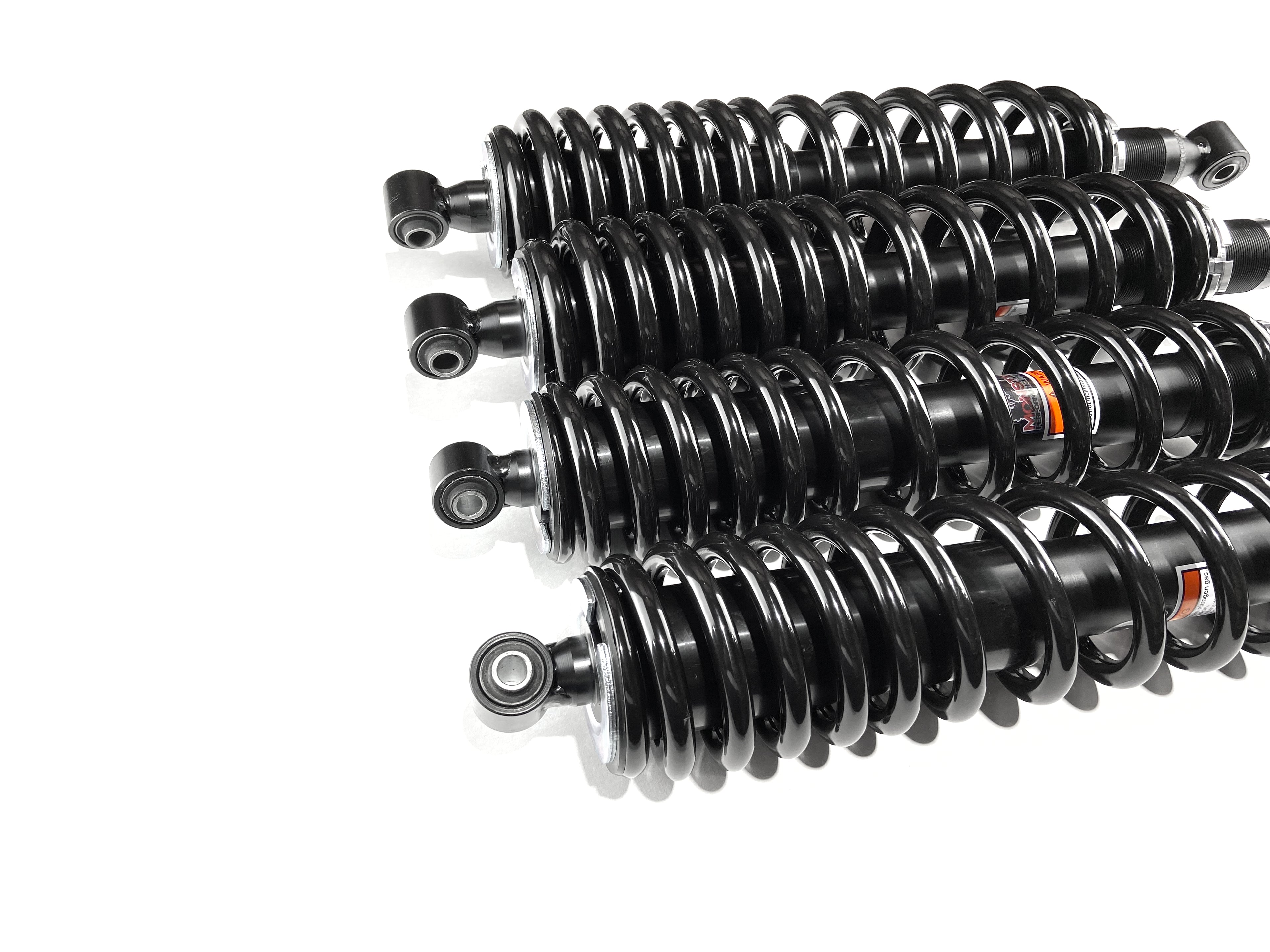 Monster Performance Full Shock Set for Yamaha Wolverine X2 2019-2020, Front & Rear, Monotube, Dual-Rate, Responsive Handling, Quality Tested, Gas-charged, Anti-foam, Anti-shear, Adjustable 3