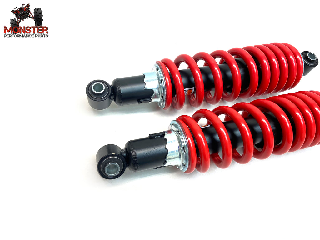 Monster Rear Shocks for Honda Pioneer 52400-HL5-C21, Red, Gas-Charged 3
