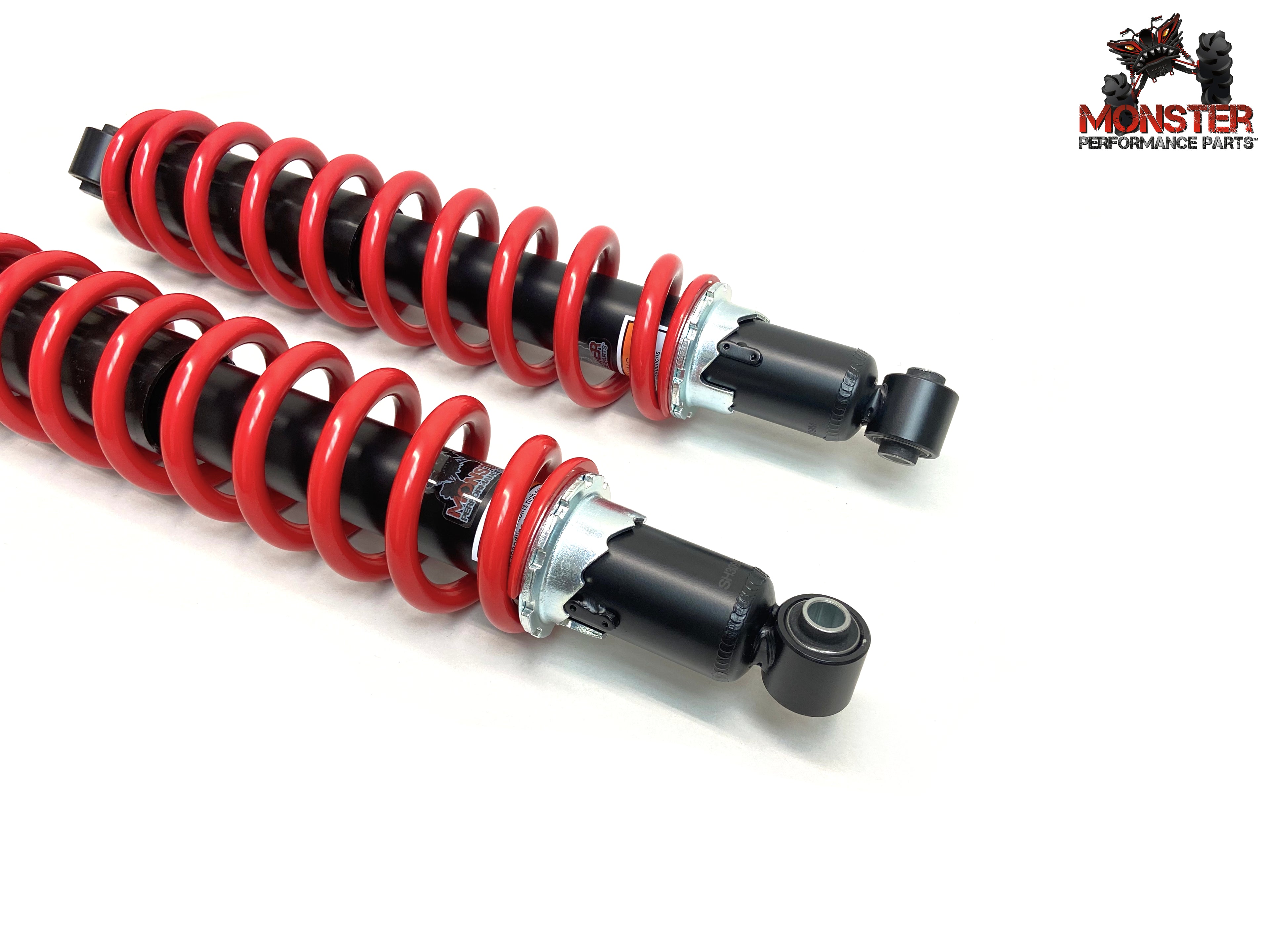 Monster Rear Shocks for Honda Pioneer 700 2015-2022, Red, Quality Tested 3