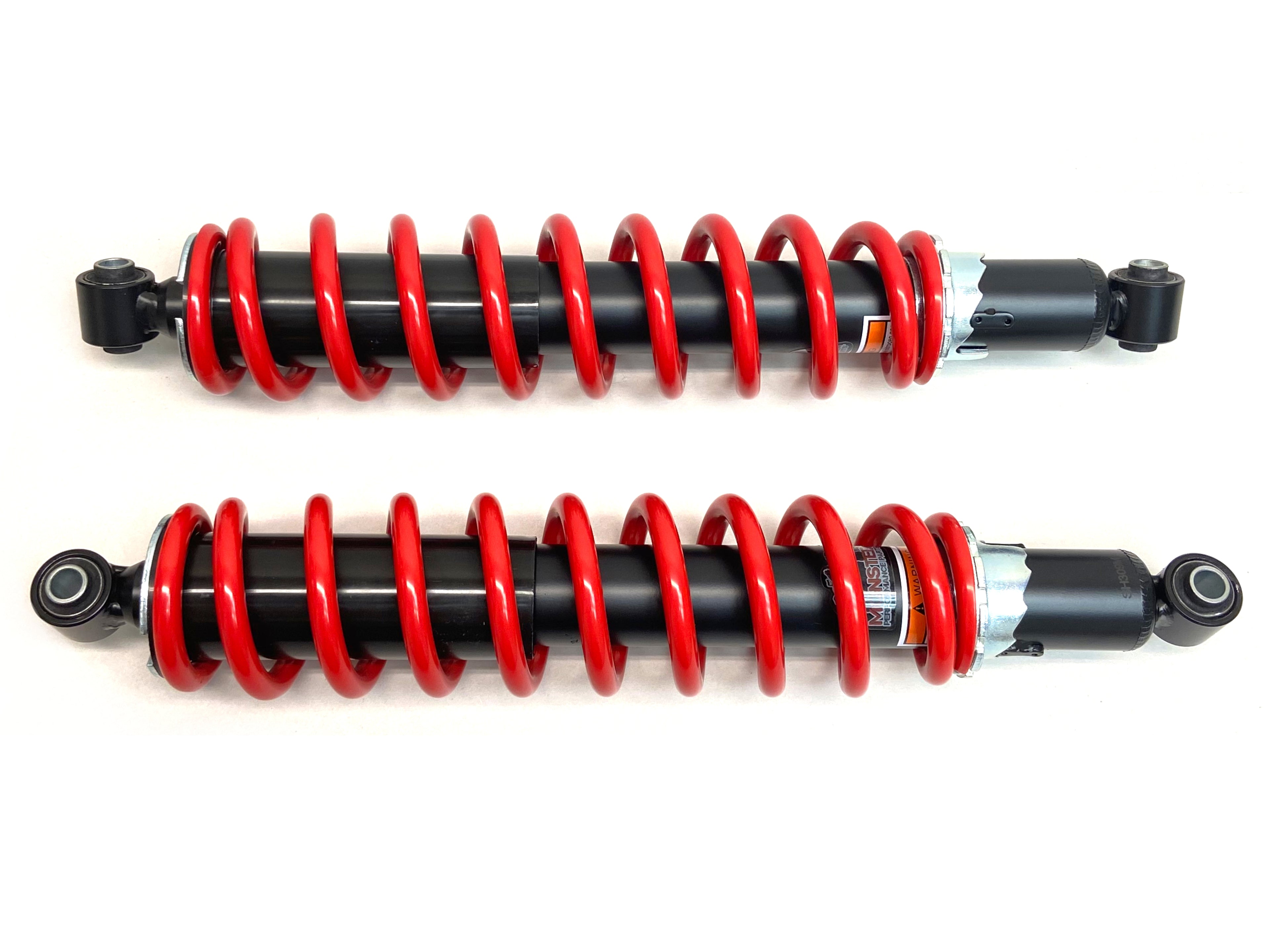 Monster Rear Shocks for Honda Pioneer 700 2015-2022, Red, Quality Tested