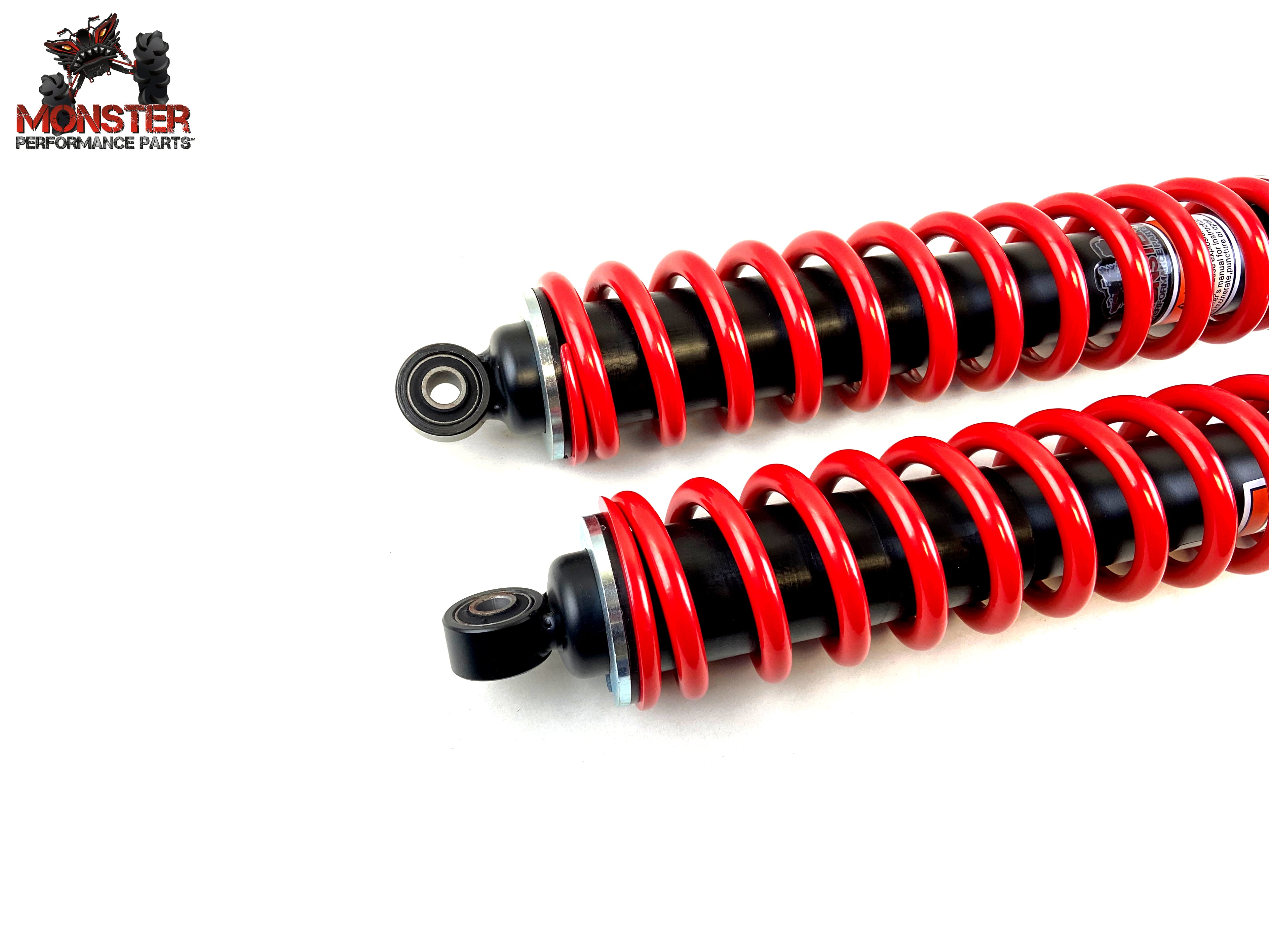 Monster Front Shocks for Honda TRX400EX 2005-2007, Red, Quality Tested 3