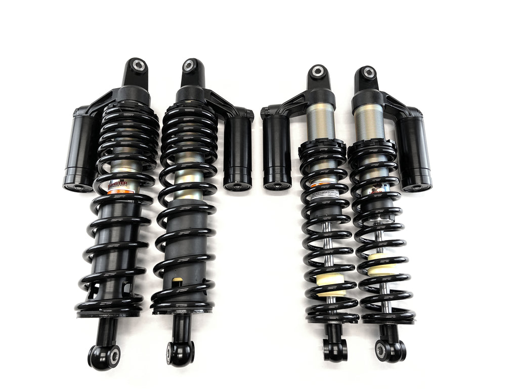 Monster Front Shocks for Honda 51400-HL4-AH1ZA, 52500-HL4-AH1ZA, 52400-HL4-AH1ZA, Pioneer 1000, Monotube, Responsive Handling, Quality Tested, Gas-charged, Anti-foam, Anti-shear, Adjustable