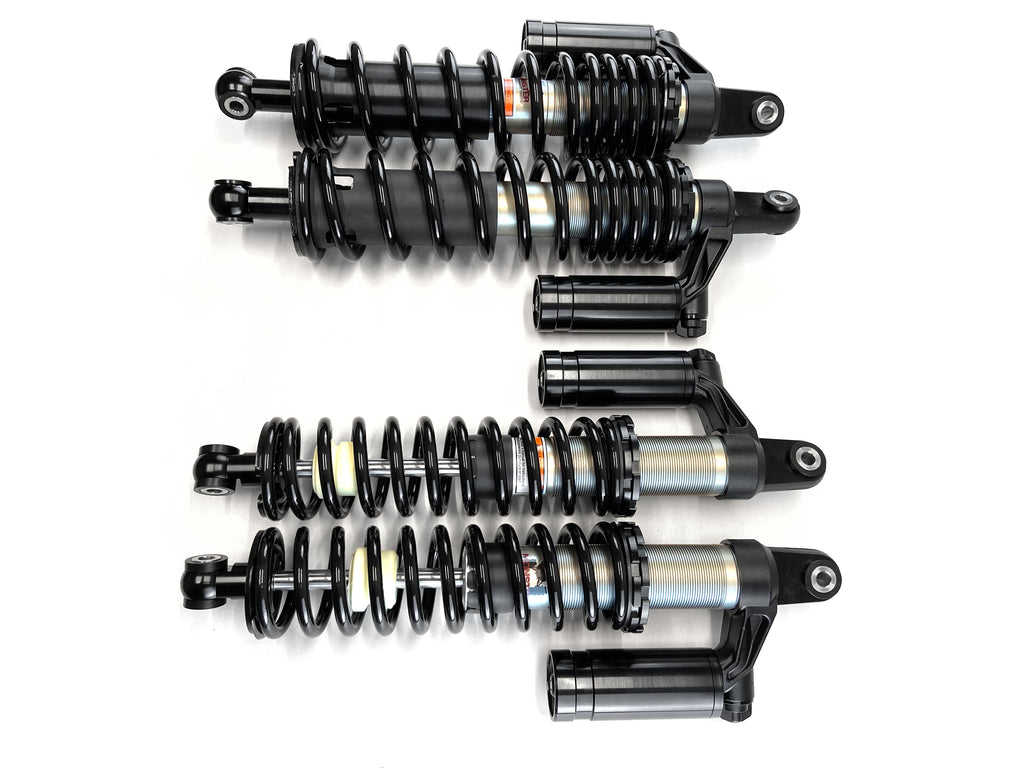 Monster Front Shocks for Honda 51400-HL4-AH1ZA, 52500-HL4-AH1ZA, 52400-HL4-AH1ZA, Pioneer 1000, Monotube, Responsive Handling, Quality Tested, Gas-charged, Anti-foam, Anti-shear, Adjustable 2