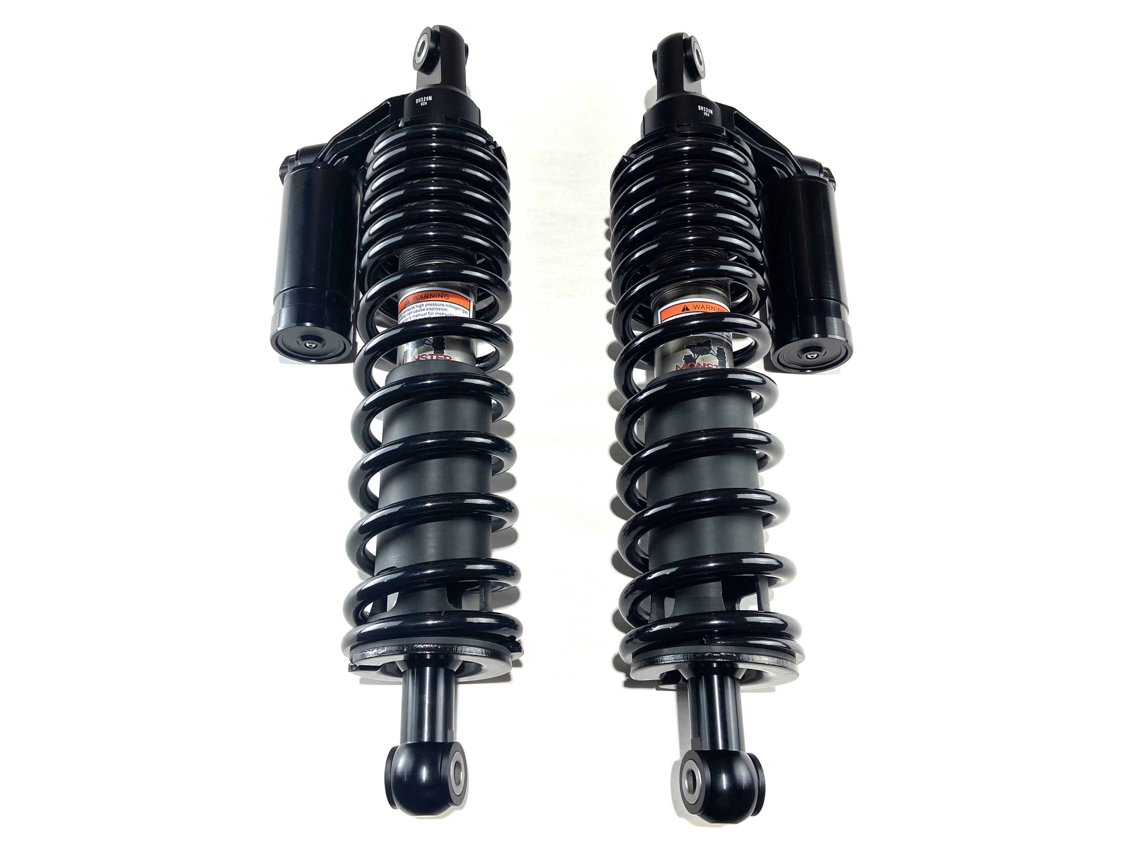 Monster Performance Full Shock Set for Honda 51400-HL4-AG1ZA, 52500-HL4-AG1ZA, Pioneer 1000-5 Limited Edition & Deluxe, Front & Rear, Monotube, Gas-charged, Anti-foam, Anti-shear, Quality Tested 5