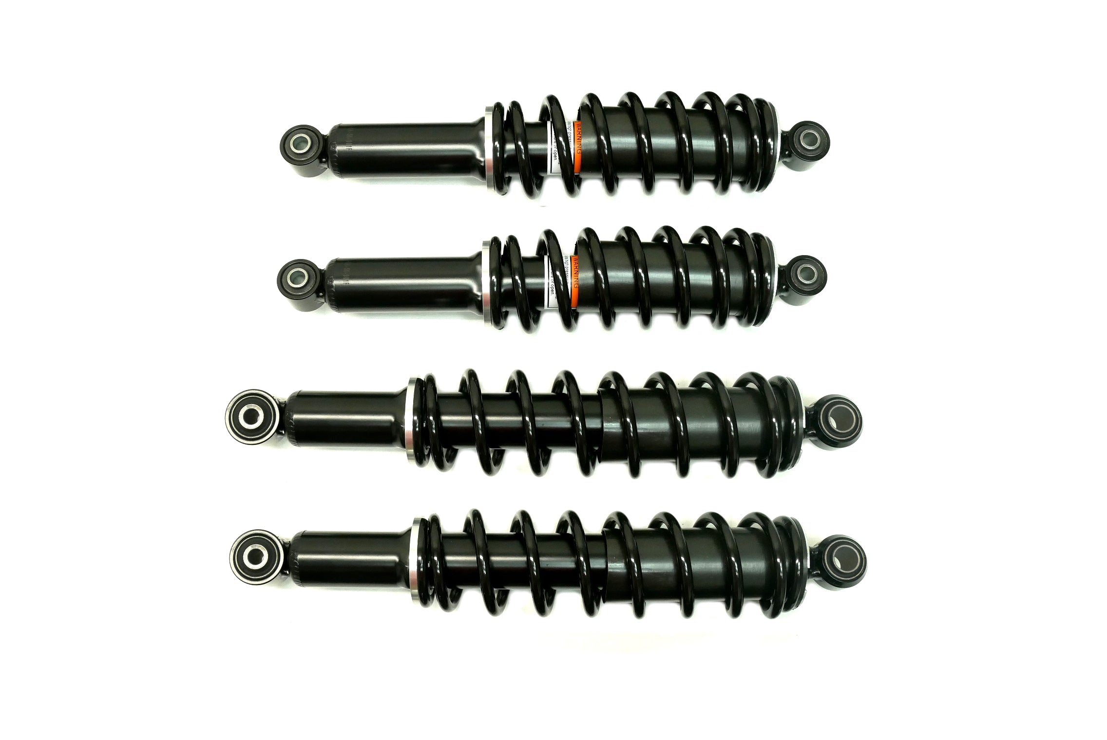 Monster Performance Full Shock Set for Suzuki Eiger 400 & King Quad 400, Front & Rear, Monotube, Responsive Handling, Optimal Damping, Quality Tested, Gas-charged, Anti-foam, Anti-shear, Adjustable 1
