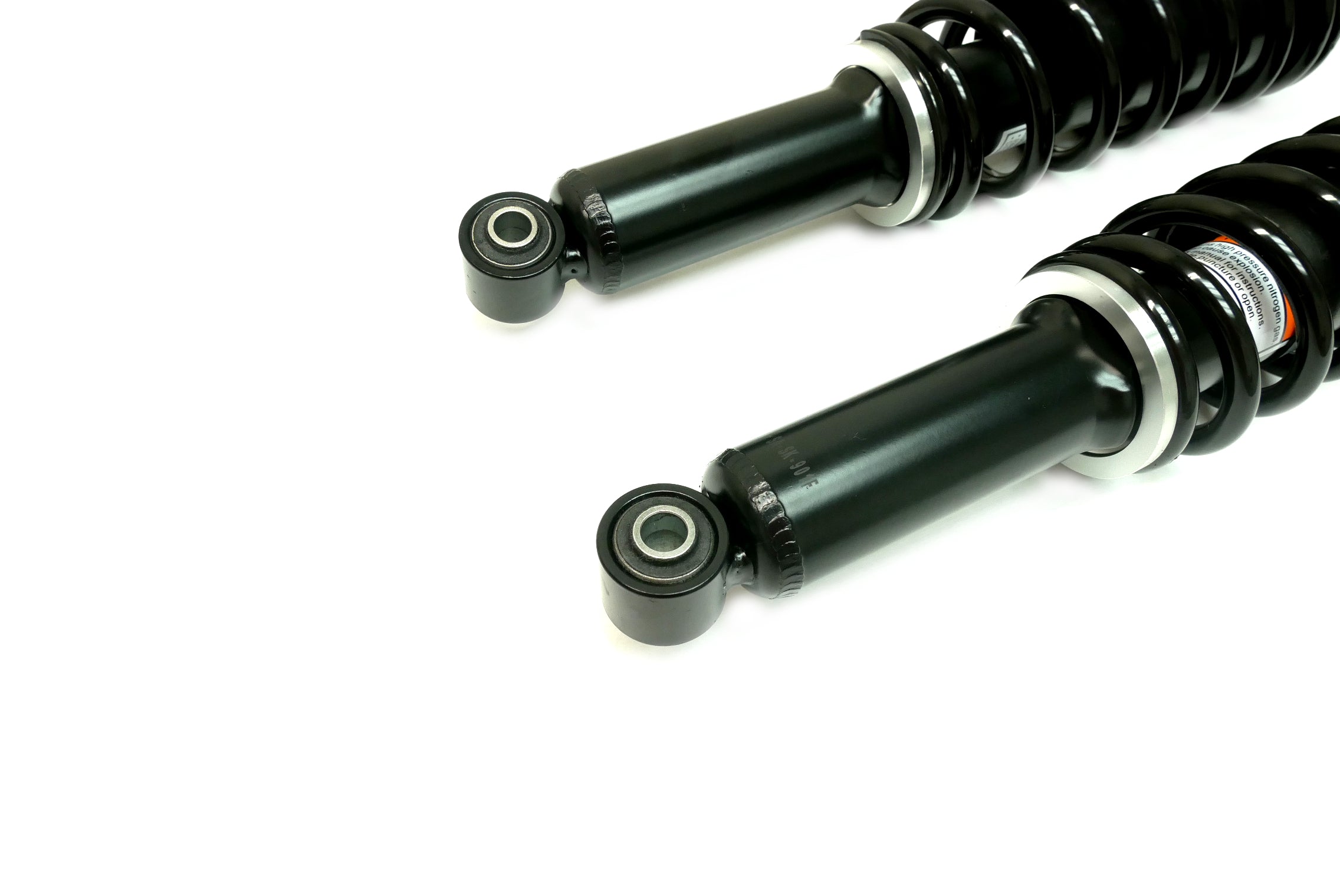 Monster Performance Full Shock Set for Suzuki Eiger 400 & King Quad 400, Front & Rear, Monotube, Responsive Handling, Optimal Damping, Quality Tested, Gas-charged, Anti-foam, Anti-shear, Adjustable 3
