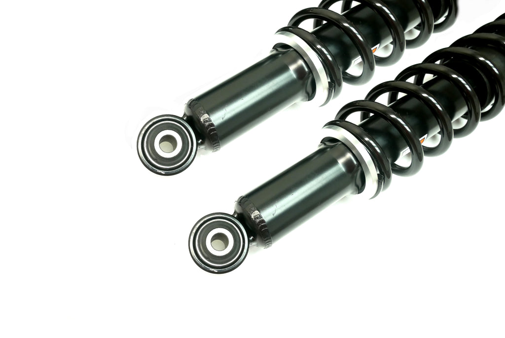 Monster Performance Full Shock Set for Suzuki Eiger 400 & King Quad 400, Front & Rear, Monotube, Responsive Handling, Optimal Damping, Quality Tested, Gas-charged, Anti-foam, Anti-shear, Adjustable 5