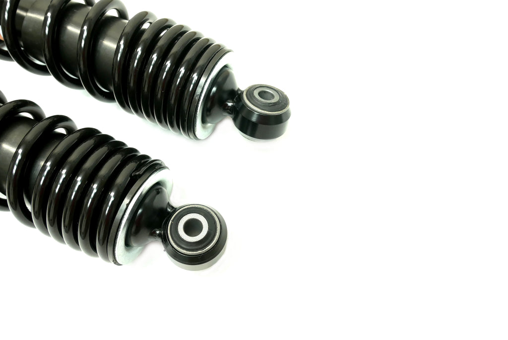 Monster Performance Full Shock Set for Suzuki King Quad 700 750 2005-2018, Front & Rear, Monotube, Responsive Handling, Optimal Damping, Quality Tested, Gas-charged, Anti-foam, Anti-shear, Adjustable 4