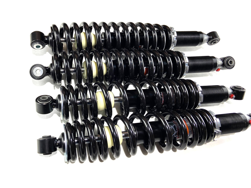Monster Performance Full Shock Set for CFMOTO UFORCE 500 800 2014-2022, Front & Rear, Monotube, Responsive Handling, Optimal Damping, Quality Tested, Gas-charged, Anti-foam, Anti-shear, Adjustable 3