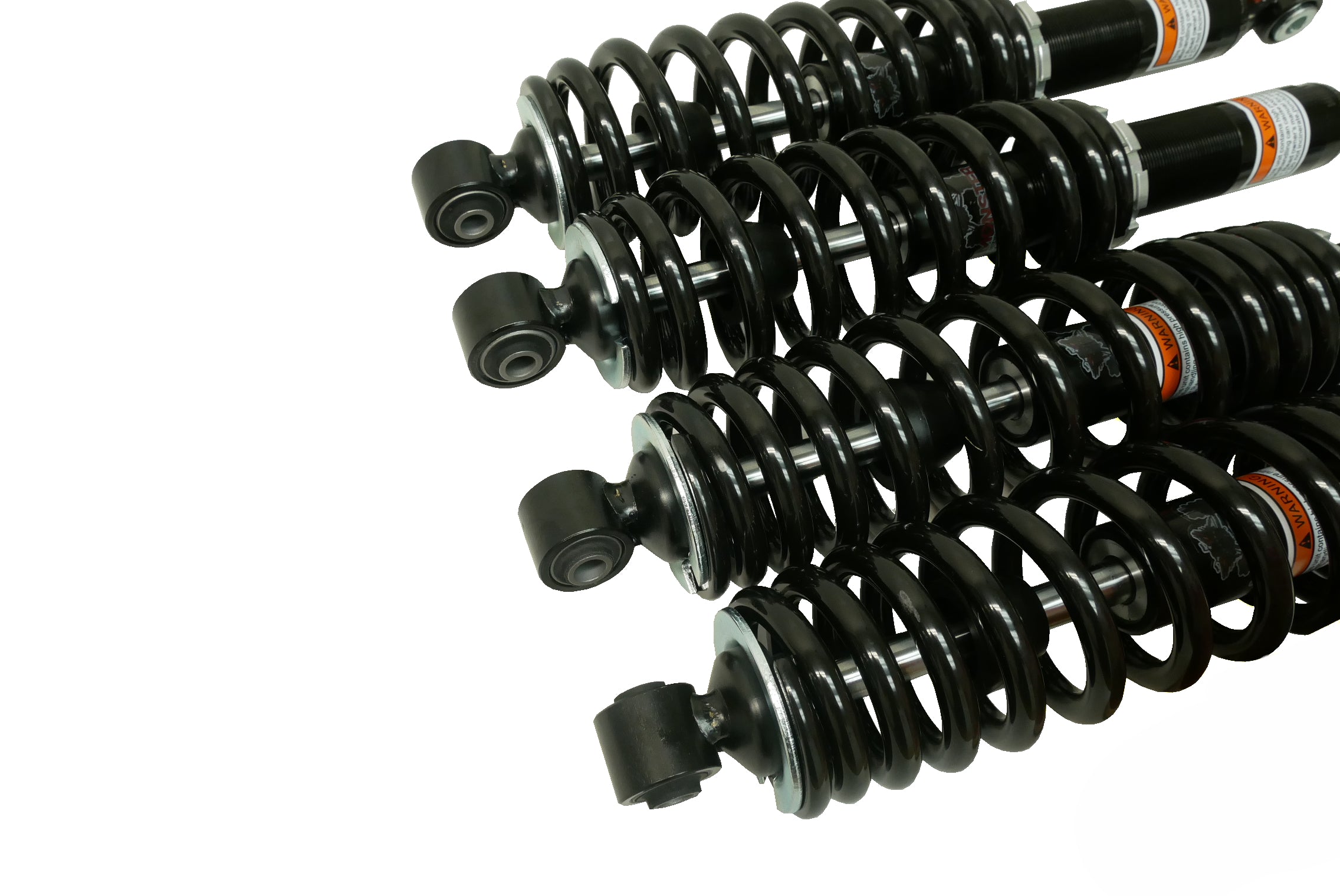 Monster Performance Full Shock Set for CFMOTO CFORCE 600 2020-2023, Front & Rear, CFORCE 600, Monotube, Responsive Handling, Quality Tested, Gas-charged, Anti-foam, Anti-shear, Adjustable 3