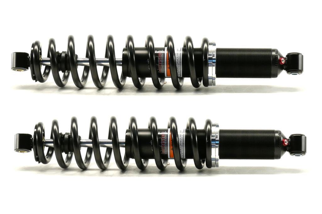 Monster Performance Full Shock Set for Polaris 7043755, 7043753, Front & Rear, Monotube, Responsive Handling, Quality Tested, Gas-charged, Anti-foam, Anti-shear, Adjustable 4