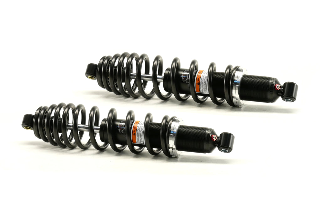 Monster Performance Full Shock Set for Polaris 7044149, 7044139, Front & Rear, Ranger 400 500 570 800, Monotube, Responsive Handling, Quality Tested, Gas-charged, Anti-foam, Anti-shear, Adjustable 3