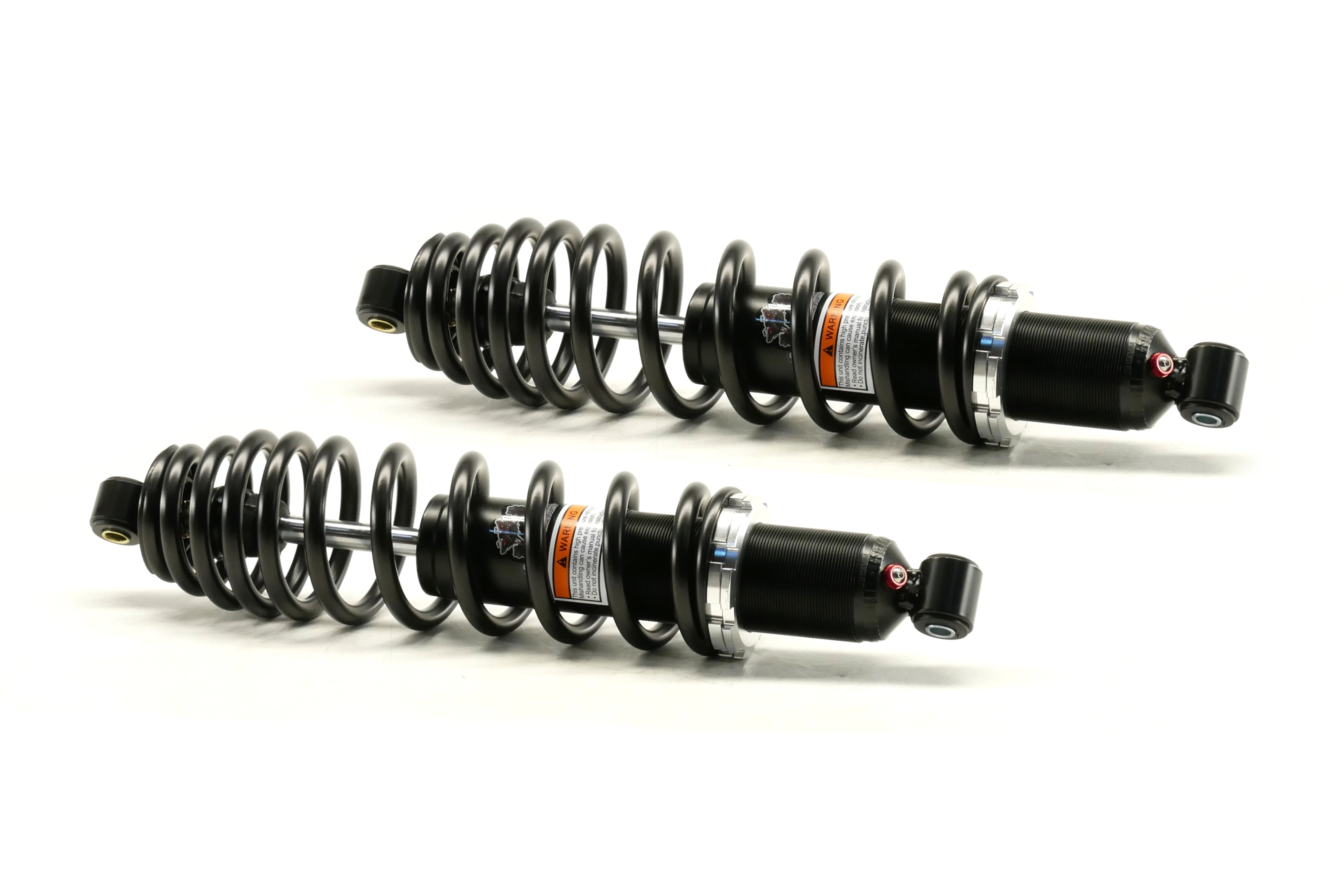 Monster Performance Full Shock Set for Polaris 7044149, 7044139, Front & Rear, Ranger 400 500 570 800, Monotube, Responsive Handling, Quality Tested, Gas-charged, Anti-foam, Anti-shear, Adjustable 3
