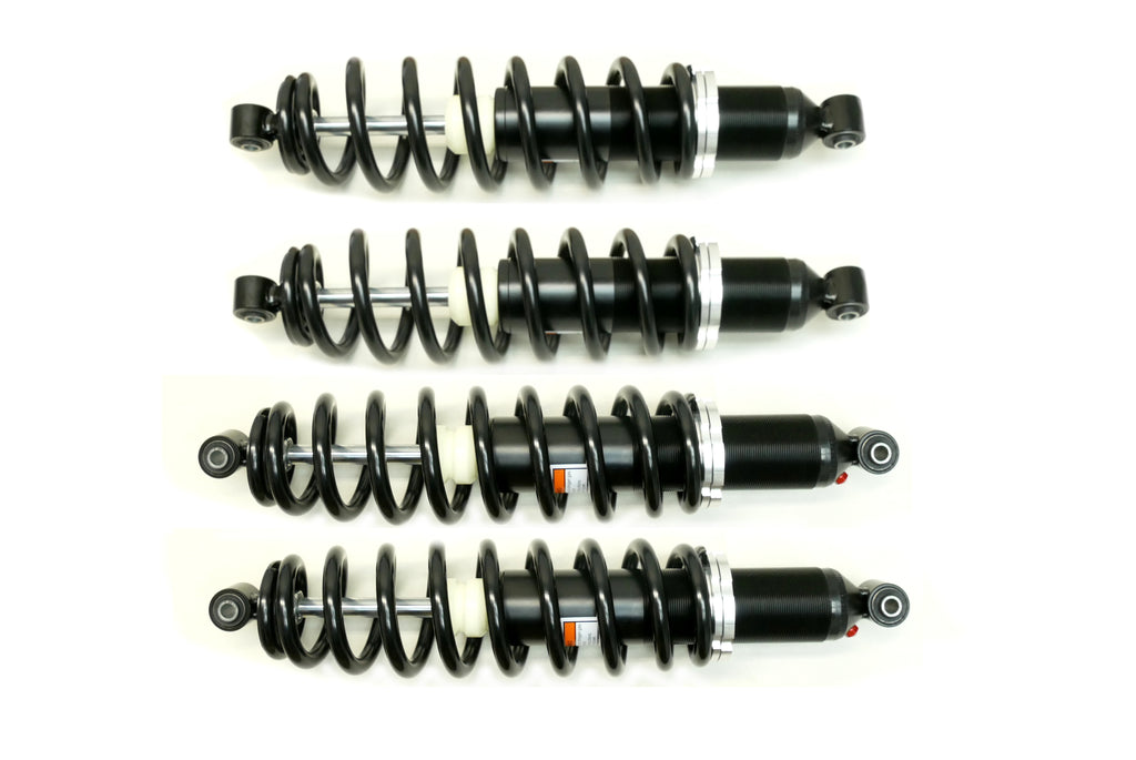 Monster Performance Full Shock Set for Polaris 7043394, 7042333, Linear Rate, Monotube, Responsive Handling, Quality Tested, Gas-charged, Anti-foam, Anti-shear, Adjustable 1